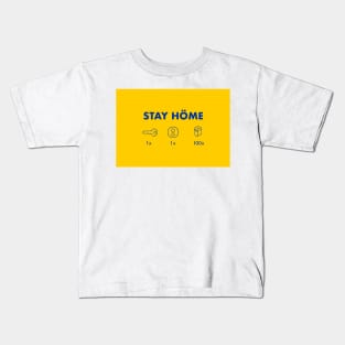 Stay home - Covid parody of Ikea Kids T-Shirt